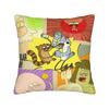 Pillow Cover Mordecai and Rigby  R-Regulars Anime Show Morden Pillow Case For Couch Sofa Bedroom Pillowcases