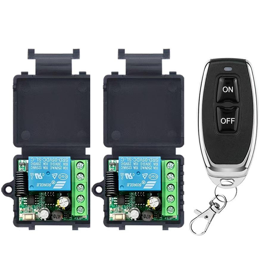 433MHz Remote Control for Electronic Door Lock LED Dry Contact Switch Module Wireless Access Control DC 5-24V 10A Relay Breaker