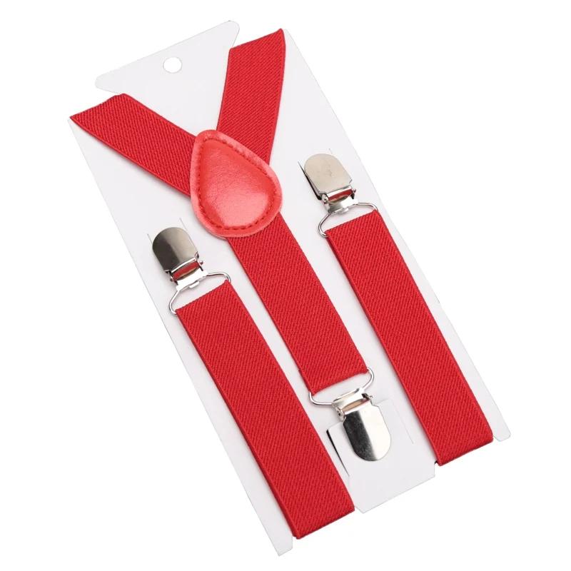 Elastic Kids Suspenders Black Fashion Children Boys Braces Girls Adjustable Suspenders Baby Wedding Ties Accessories