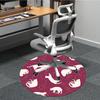 1pc Cat Thread Office Round Area Rug, Indoor Mat Suitable For Office, Under Office Chairs Bedroom Living Room Home Decor, Room Deco166