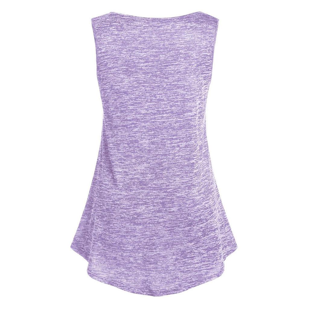 Frauen Mode Spitze Feste Beiläufige Spleißen Ärmellose Weste Bluse Tops