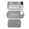 Heated Lunch Box 304 Stainless Steel Portable Food Warmer Digital Display for   Car Travel