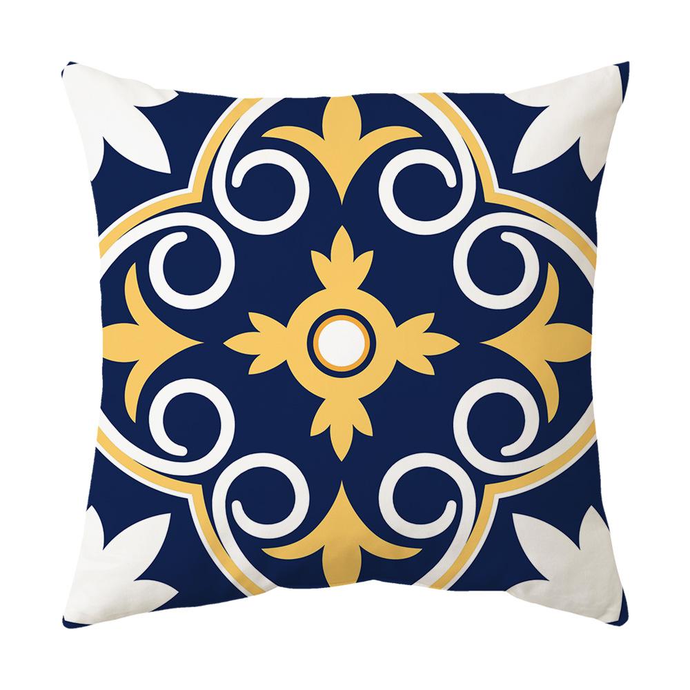 Pillow Retro Pillow Cover Sofa Cushion Car Cushion Cover Bohemian Bedside Bay Window Large Backrest