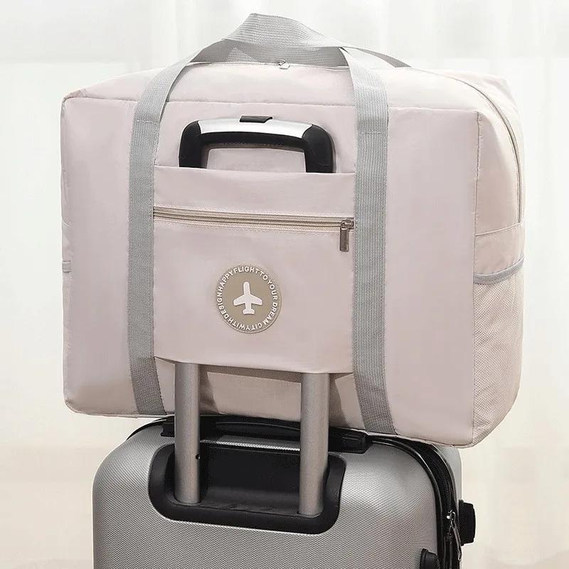 Large Capacity Travel Bag, Waterproof Foldable Aviation Bag, Portable Storage Bag, Sports and Fitness Bag Storage Bag