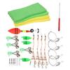 Portable Fishing Gear Set Line Board Lure Bait Hook Detacher Small Bell Tackle Kit Fishing Accessories