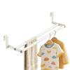 38/48/58cm Clothes Drying Rack Wall Mounted Heavy-Duty Space-Saving Towel Rail Laundry Wall Drying Rack for Room Clothing Closet