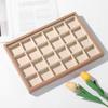 Rosewood Jewelry Box & Display Tray for Earrings and Necklaces