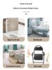 Portable Foldable Commode Chair: Non-Slip, High Load Capacity for Elderly and Pregnant Women