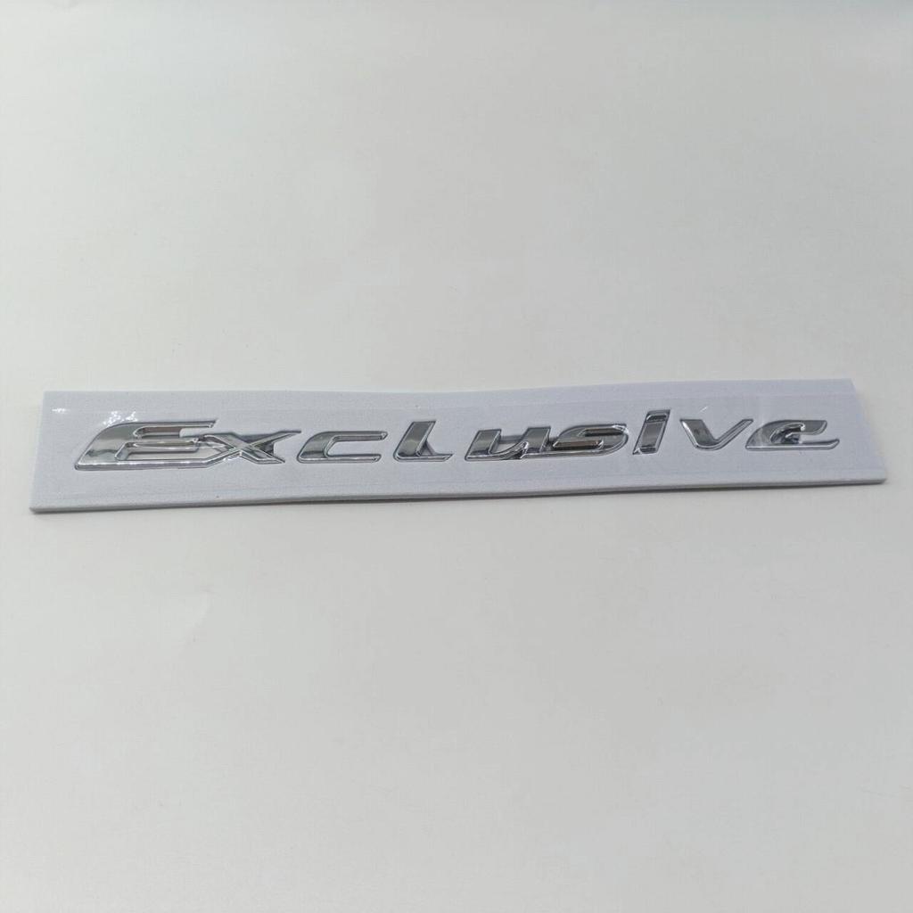 1pcs for Exclusive ABS Badge Nameplate Symbol Decal Car Emblem Car Rear Trunk Tailgate Logo Letters Sticker