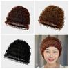 Soft Elastic Curly Hair Hat Breathable Mesh Lace Pullover Cap Beauty Lace Curling Hat  for Mom