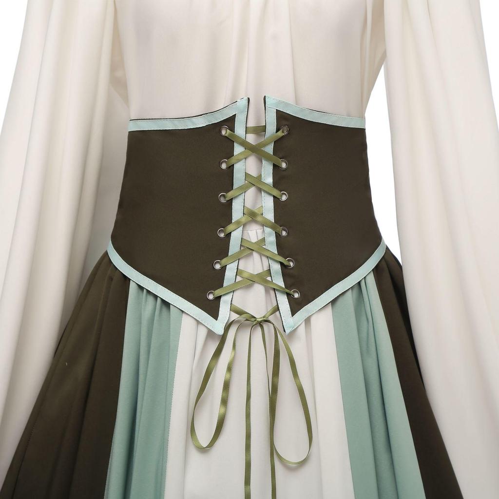 Halloween Medieval Renaissance Women's Cosplay Dress Costume