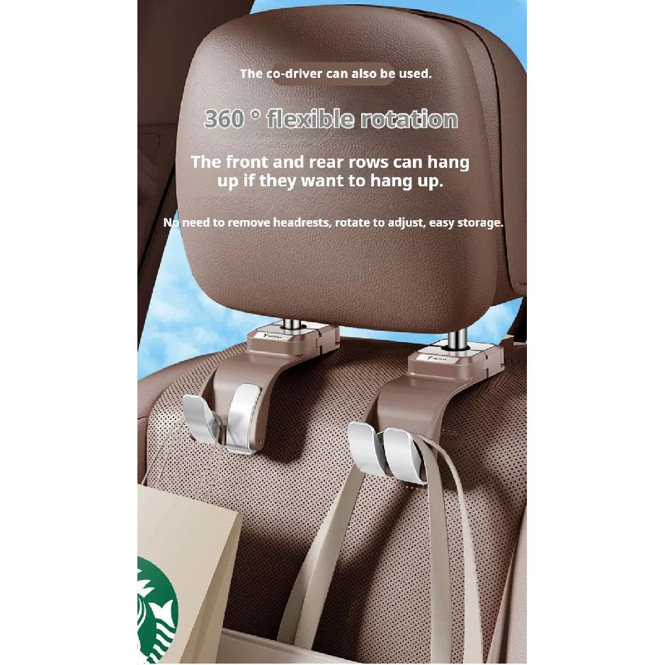 Car Seat Back Hook For Voyah Free I-Land Dreamer 2021-2023 Car Seat Headrest Hooks Hanger Storage Organizer Accessories