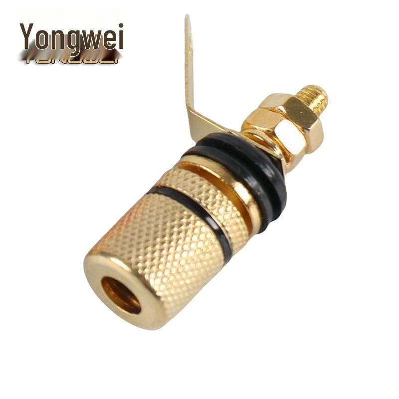 

Yongwei 307 Copper Terminal Base 4M*34 Speaker Amplifier 4mm Banana Plug Socket Solderable