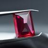 AAA+ CERTIFIED 11.50 Ct Natural  Red Ruby Emerald Cut Loose Gemstone Ring Size AR-981