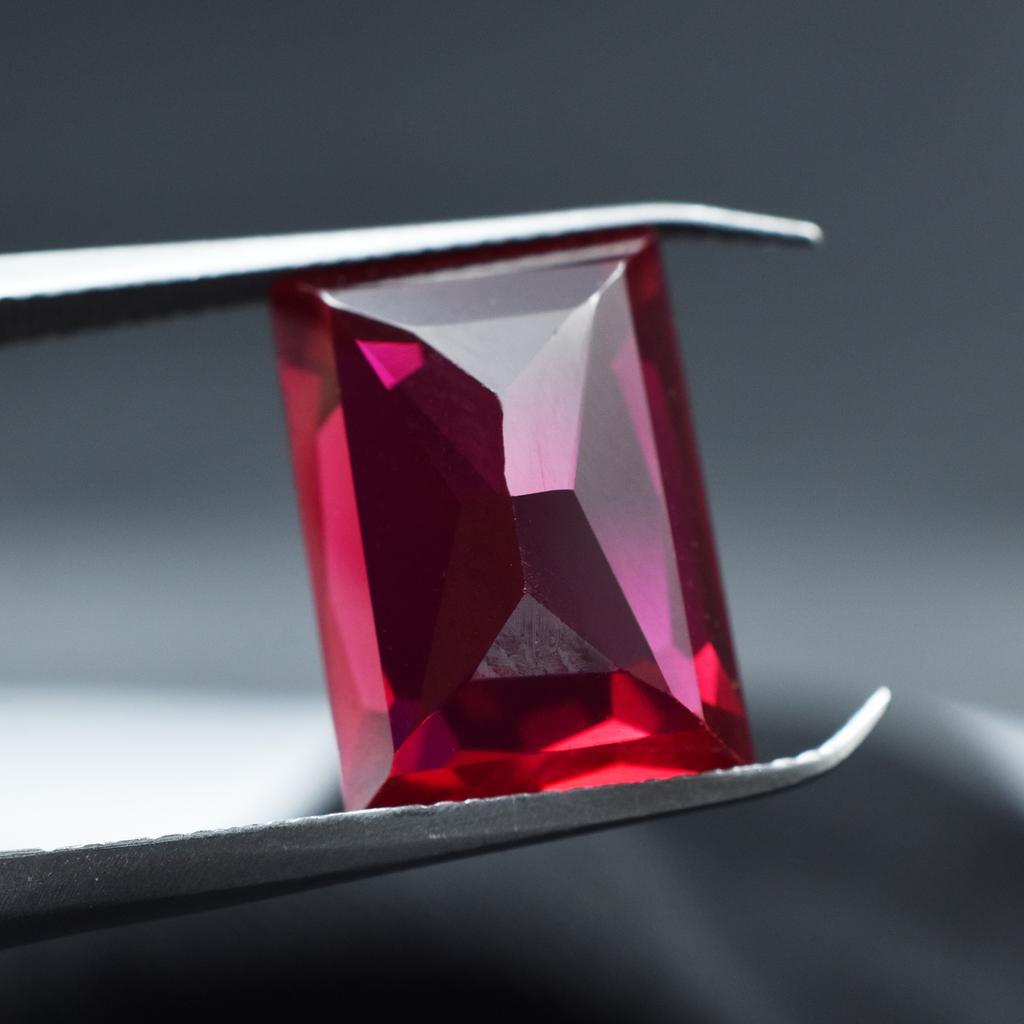 AAA+ CERTIFIED 11.50 Ct Natural Red Ruby Emerald Cut Loose Gemstone Ring Size AR-981