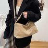 Large Capacity Suede Shoulder Bag Fashion Ladies Crossbody Bag Simple Tote Bag Holiday
