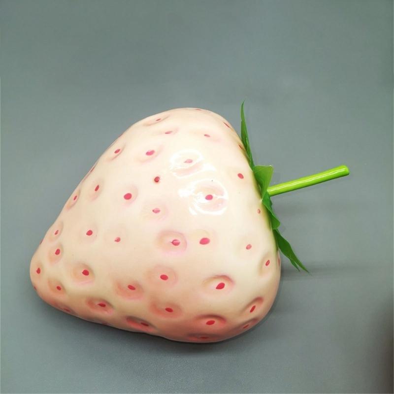 Artificial Strawberry Fruit Decoration Crafted From Solid Materials Ideal For Festival Event Creative Displays And Household Styling Portable