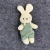 Multicolor Sheep Keychain Ring Plush Alpaca Dolls Key Chain Charm Cute Ring On Bag Car Key Pendant Women Jewelry Accessories