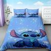 Twin Duvet Cover Stitch & Lilo Cartoon Quilt Cover Soft and Breathable Bedding Set for Bedroom Decor Dormitory Gifts