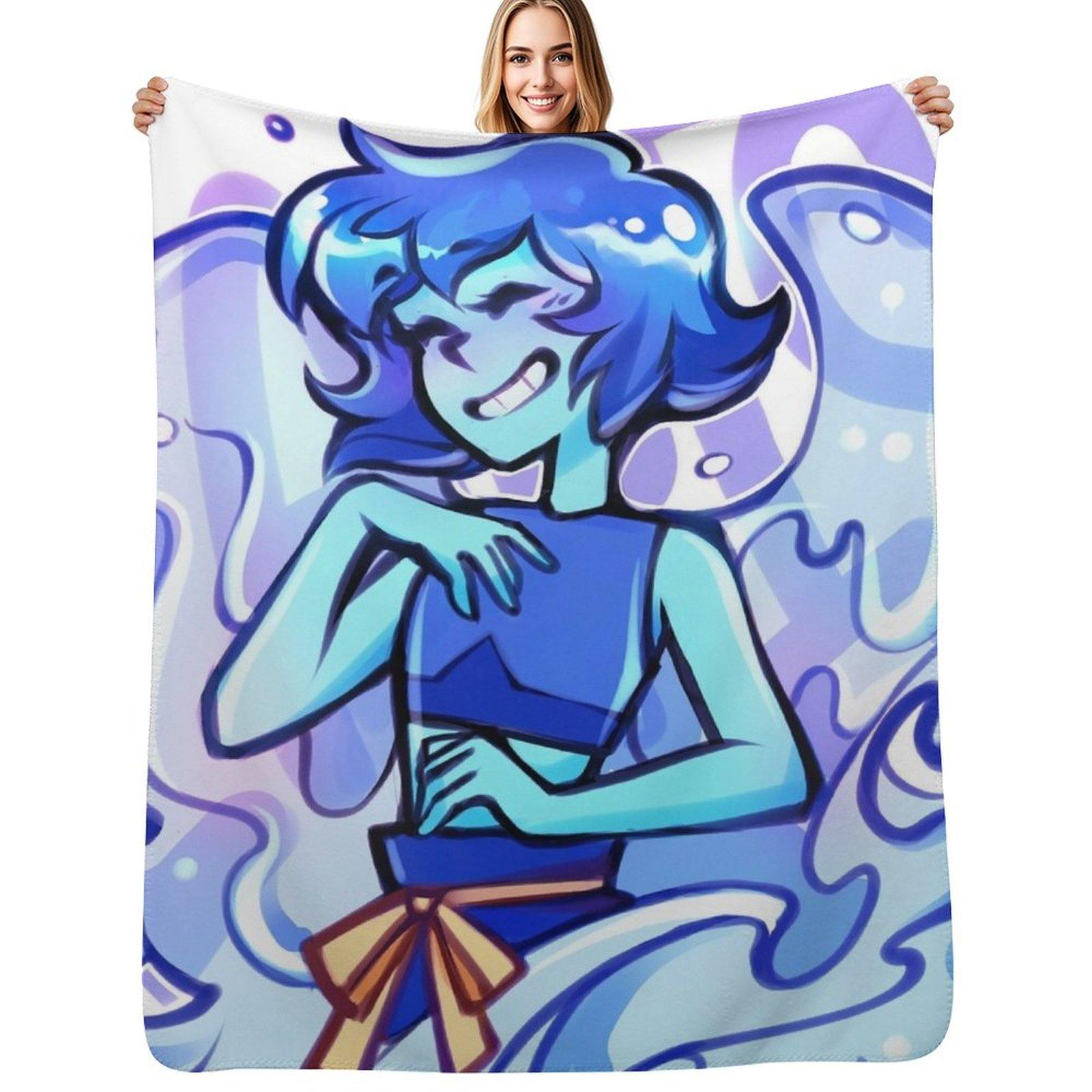 

Lapis Lazuli Throw Blanket Soft Warm Blanket Gift for Grandparents 102x76cm(40x30in)