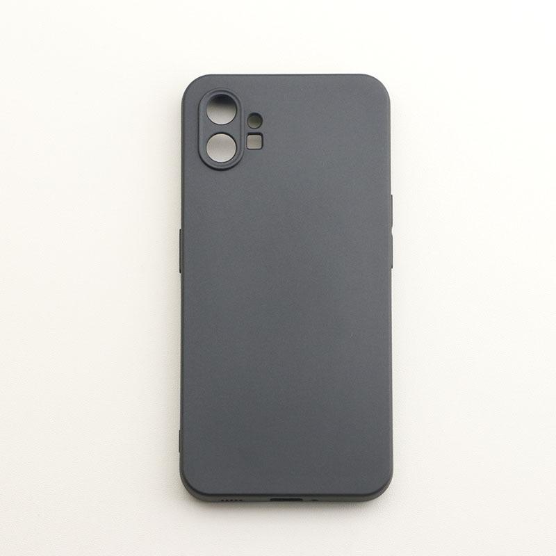 TPU Matný Černý Ochranný Kryt proti Pádům pro Mobilní Telefon Nothing Phone 1