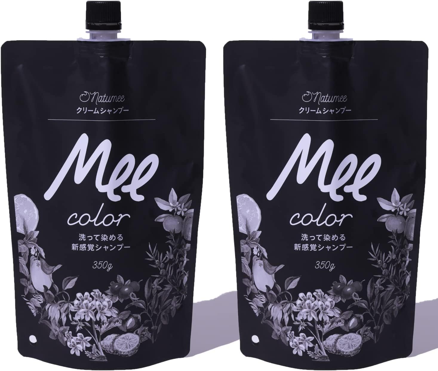 

of Cream Shampoo MEE color [Mee Color] [Mee Color] [Set 2] (Black, 350g) чёрный