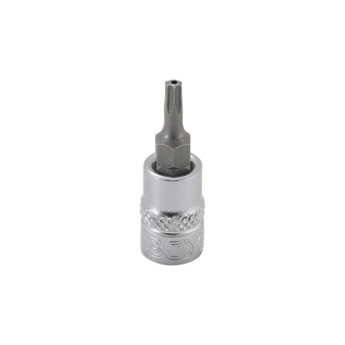 Douille À Embouts Torx - BGS TECHNIC - 6,3 Mm - Perçage T15 - Acier Chrome-vanadium - 38 Mm