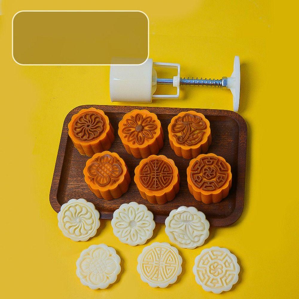 Non-stick DIY Cake Mold Mini Hand-pressed Mold Baking Tools Mooncake Mold  Kitchen Baking