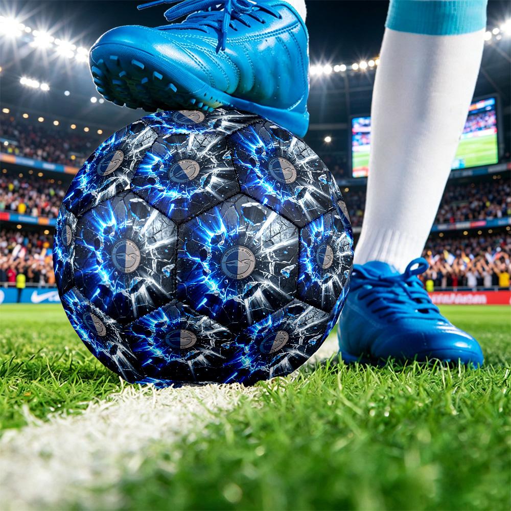 Brighton & Hove Albion FootballPrinted Size 5 Soccer Blbion Football, Anti Slip Adult Match Football Souvenir for Football Fans