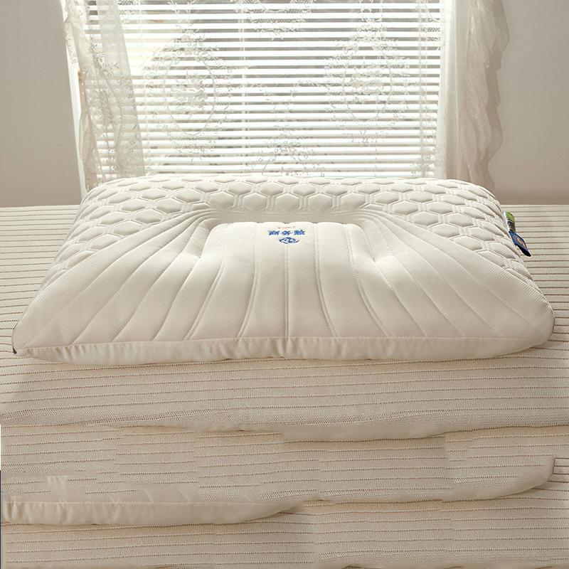 Soybean Fiber Cervical Orthopedic Neck Pillow SPA Massage Function Help Sleep & Neck Protection Household Comfort Pillow