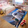 15 Sizes A-Abominable Burnish and Yi Cartoon Print Rug Mat for Living Room Bedroom Game Room Entrance Hall Home Art Decor Rugs