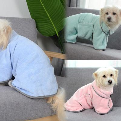 Pet Absorbent Towel Dog Cat Bath Quick-drying Towel Large Bathrobe Supplies