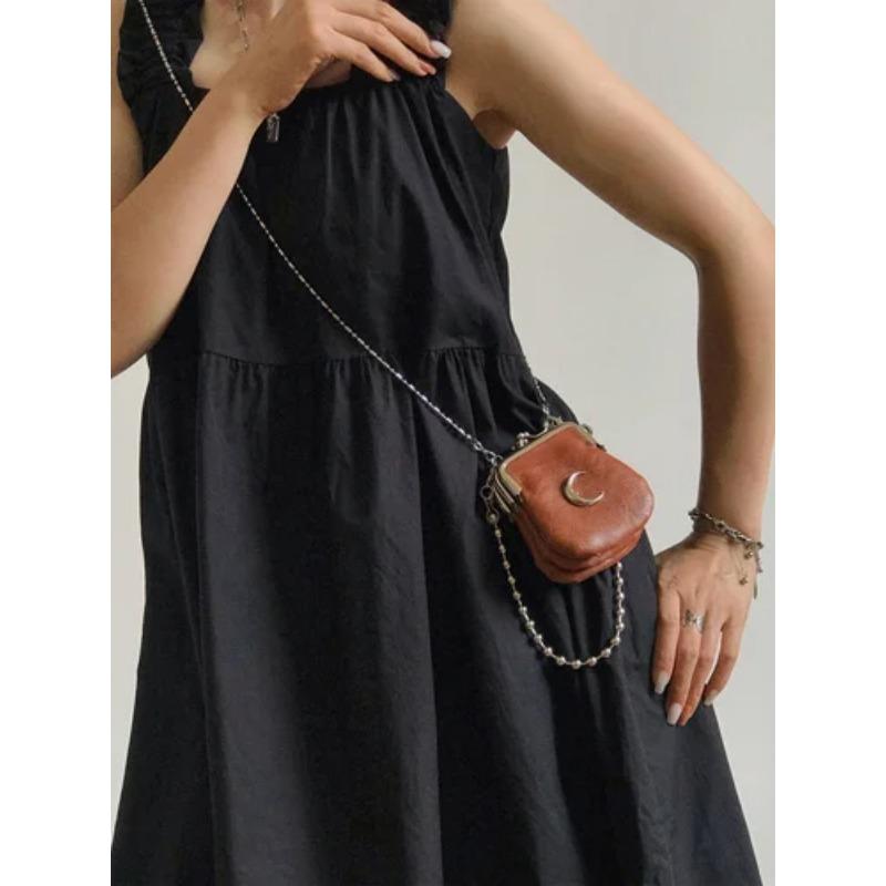 

Crescent Design Women s Mini Shoulder Bag Fashi Ladies Chain Crossbody Bags Three In One Female Purse Handbags Clutch Wallet коричневый