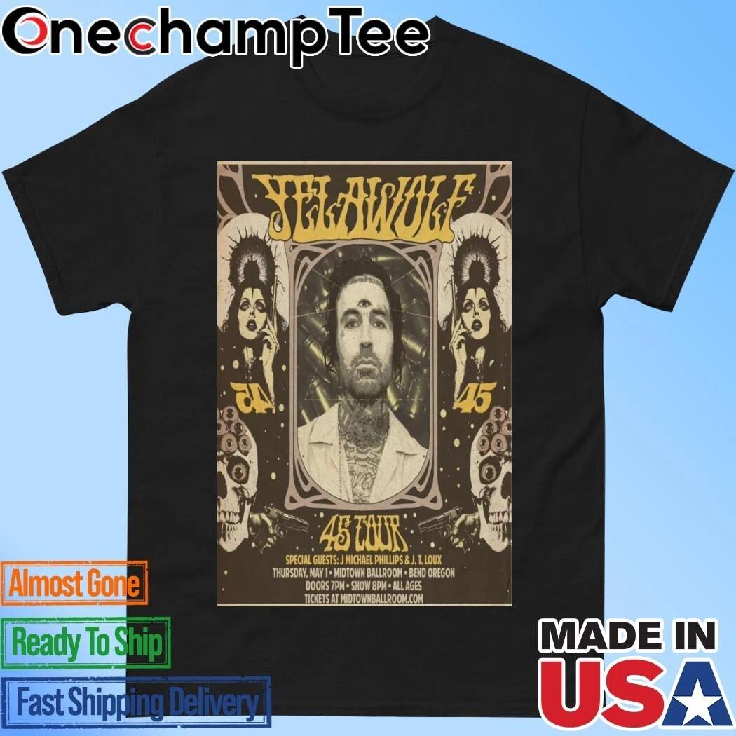 Yelawolf WORLD TOUR 2026 black T-shirt HOT NEW S-5XL Multicolor XXXXL