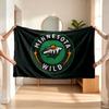 Minnesota Wild (1) Flannel Blanket a Soft Accent for the Bedroom and Living Room and a Cozy Home Gift