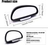 Car Blind Spot Mirror, HD Glass Convex Rear View Wide