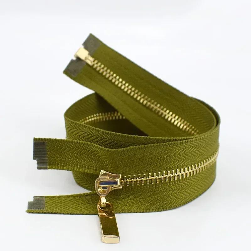 2/5Pcs 3# 40-70cm Open-end Metal Zippers for Sewing Jacket Coat Zipper Tapes Clothes Tent Zip Repair Kit DIY Garment Accessories