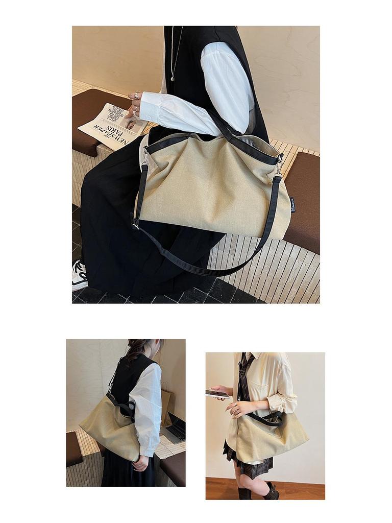 Versatile Canvas Bag: Stylish, High-Quality, Large-Capacity Handbag & Crossbody Bookbag (2025 Edition)