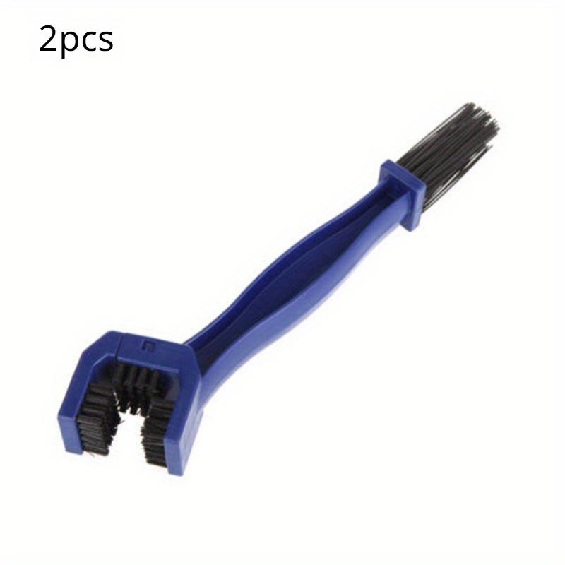 2 ks Čistič motocyklového řetězu, Univerzální čistič ráfků, pneumatik, řetězů jízdních kol, Údržba, Čisticí nástroj s kartáčem na nečistoty
