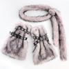Autumn And Winter Leg Warmers Medium Long Tube Subcultural Plush Belt, Spice Girl Long Waist Chain Punk Style Props