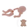 19 Inch Simulation Unpainted Reborn Doll Kit Silicone Unfinished Baby Doll Mold Parts Set