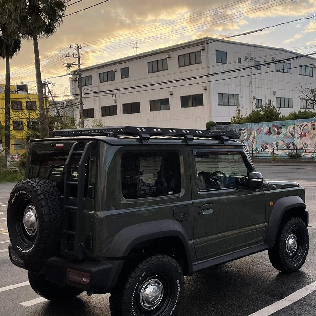 New Suzuki Jimny Roof Carrier Jimny JB64 Sierra JB74 Roof Rails Roof Box Lightweight Black Exterior Parts Custom Accessories 2018-2025