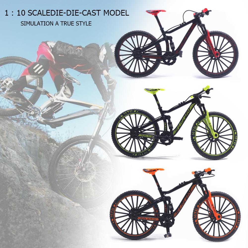 Collection Toys Diecast Metal Mini Bicycle Model Racing Bike Toy Mountain Bike Toy Road Bike Model