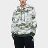 Fila Fusion Full Print Letter Hooded Pullover Fleece Sweatshirt Men sweatshirt Dark-Green T11M341207F-GN