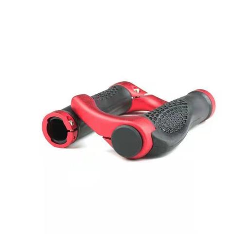 MTB Bike Ergonomisch Anti-Rutsch Aluminiumlegierung Gummi Lenkergriffe Lock-On Abdeckung Fahrradzubehör