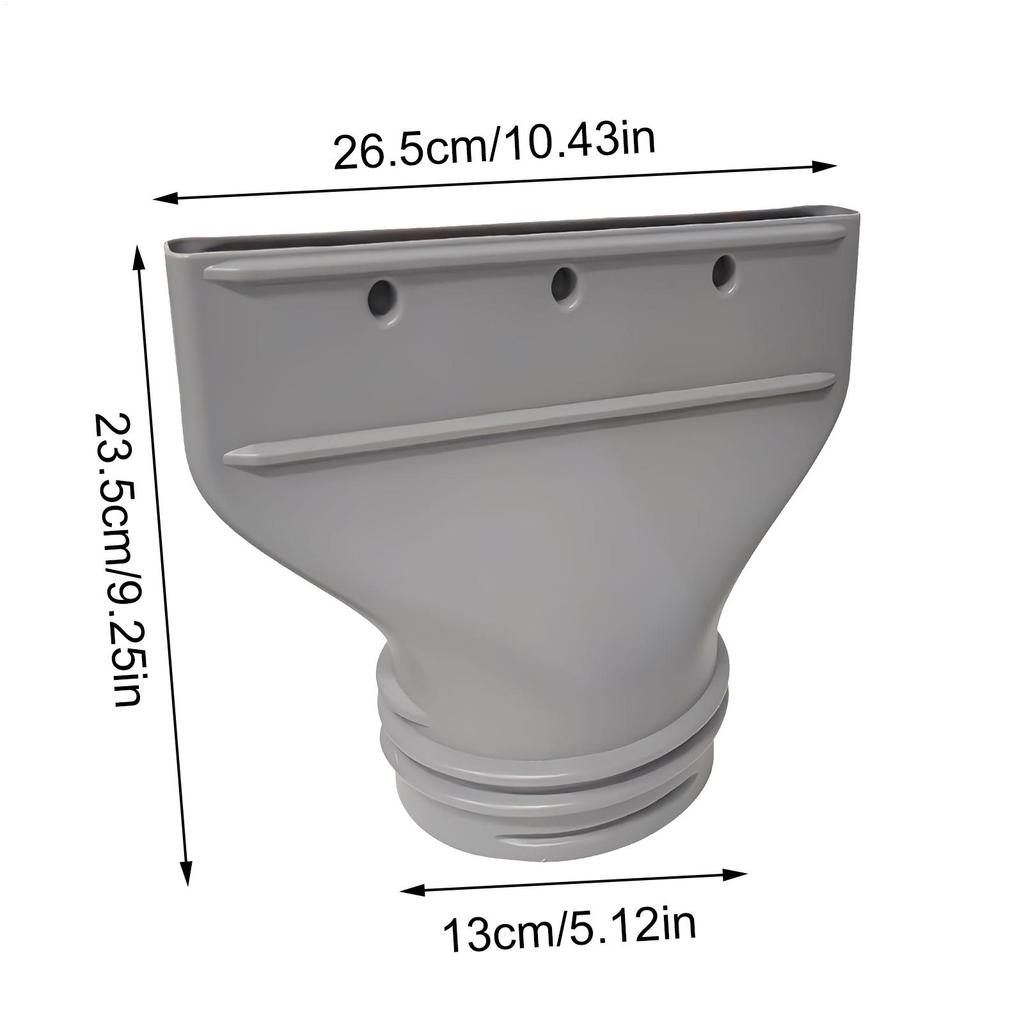 1 szt. Przenośny Klimatyzator Rura Wydechowa Okienna Wąż Złącze Płaska Dysza Uniwersalny Płaski Adapter Węża