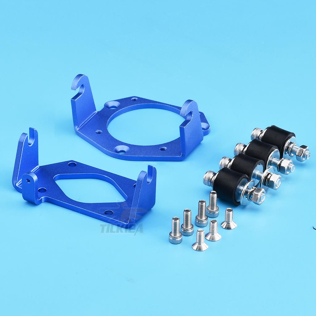 RC Boat Gas Marine Aluminium Engine Mount Fixing Holder / Rubber Shock for Zenoah 26CC/29CC/30CC & QJ26CC Engine