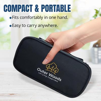 Outer Woods Insulin Cooler Travel Bag for Diabetics – Combo Pack (2 Extra Ice Gel Packs) | Insulin Travel Pouch | Portable Insulin Storage, Medic