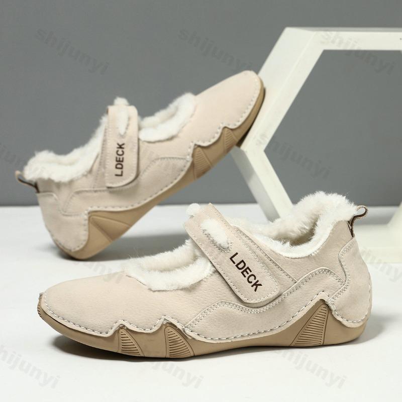 Large Size Women Casual Shoes Autumn Winter New Outdoor Non Slip Plush Warm Shoes Lightweight Comfort Soft Sole Sneakers