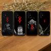 Etui na telefon Anime Berserk Guts Do Samsung S25,S24,S21,S22,S23,S30,Ultra,S20,Plus,Fe,Miękki Silikon Czarna Pokrywa